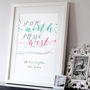 Personalised Script Style Coordinates Print, thumbnail 9 of 11