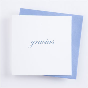Single Or Pack Of Spanish 'Gracias' Thank You Cards, 10 of 10