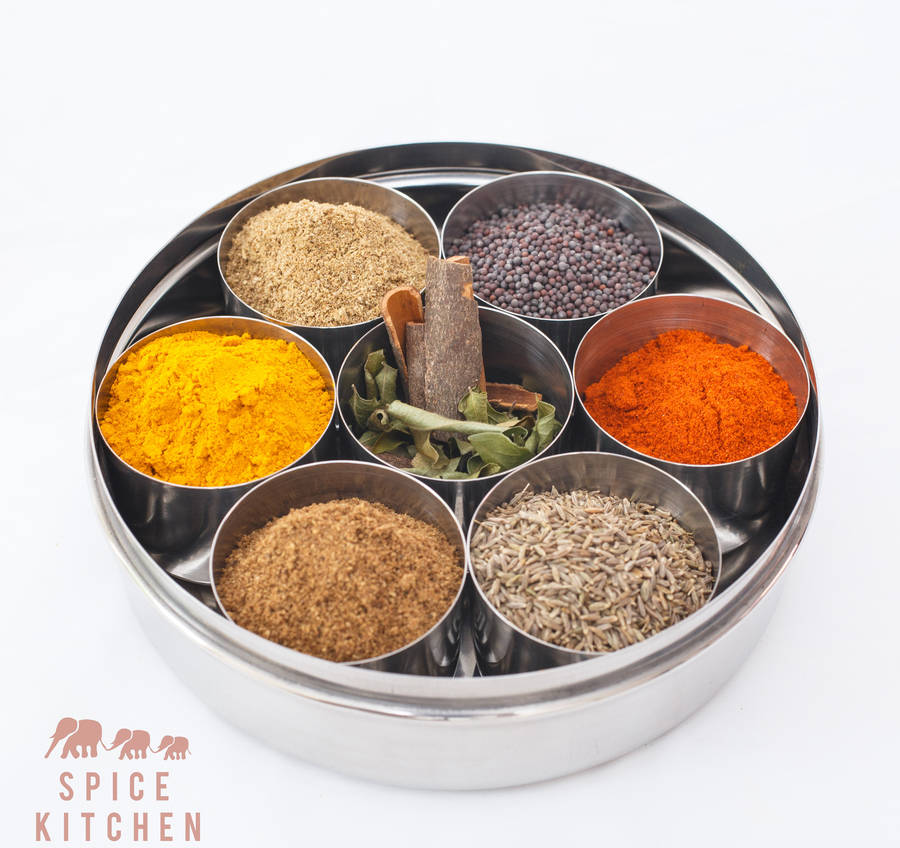 9 Indian Spices and Spice Tin Spice Set Gift for Foodie Gift for