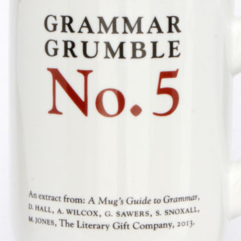 Grammar Grumbles Mugs, 9 of 9