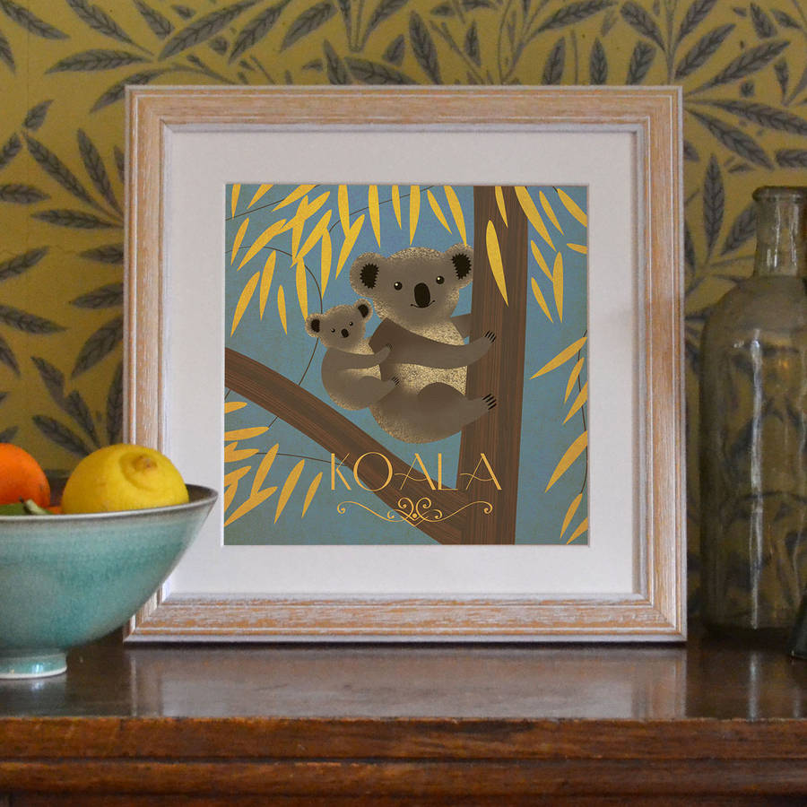 'Koala' Art Print By Red Gate Arts