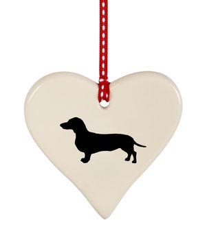 Dog Hanging Hearts Lots Of Breeds Available, 3 of 12