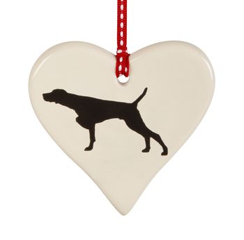 Dog Hanging Hearts Lots Of Breeds Available, 8 of 12