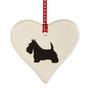 Dog Hanging Hearts Lots Of Breeds Available, thumbnail 9 of 12
