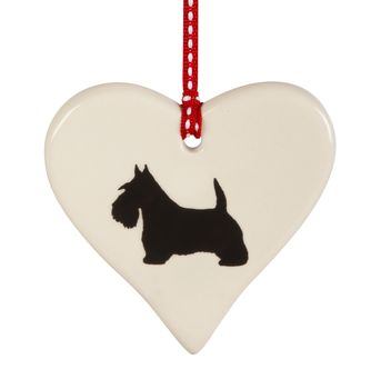 Dog Hanging Hearts Lots Of Breeds Available, 9 of 12