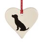 Dog Hanging Hearts Lots Of Breeds Available, thumbnail 10 of 12