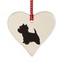 Dog Hanging Hearts Lots Of Breeds Available, thumbnail 11 of 12