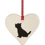 Dog Hanging Hearts Lots Of Breeds Available, thumbnail 12 of 12
