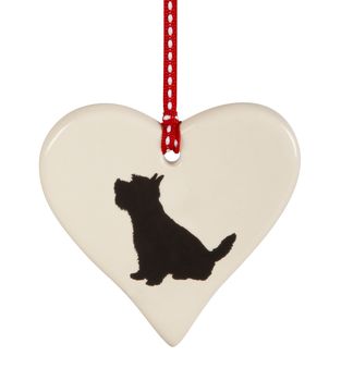 Dog Hanging Hearts Lots Of Breeds Available, 12 of 12