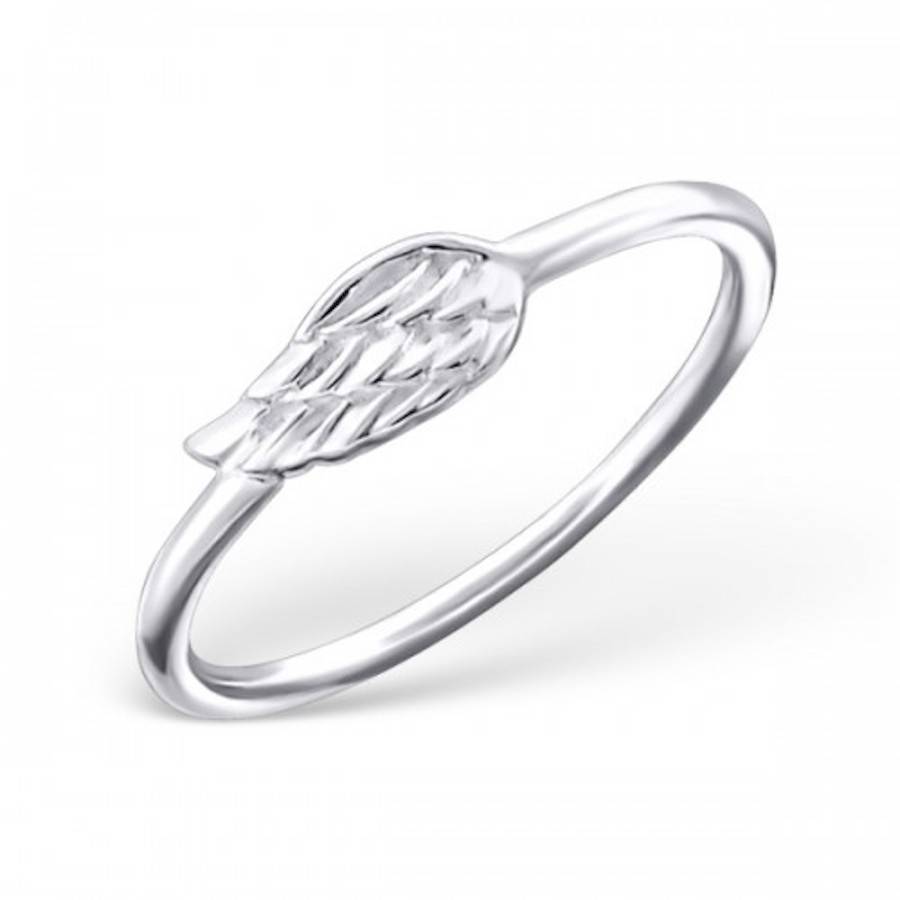 Angel Wing Ring In Sterling Silver By Lucy Loves Neko