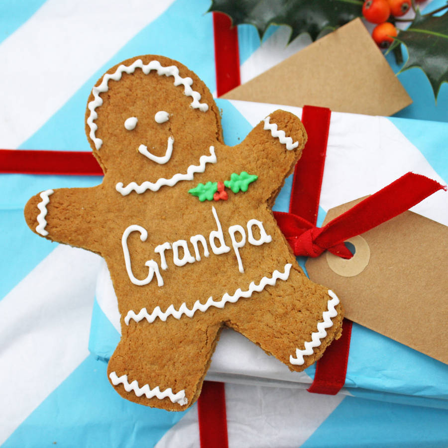 personalised-christmas-gingerbread-man-biscuit-by-le-trousseau