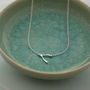 Personalised Sterling Silver Wishbone Necklace, thumbnail 1 of 8