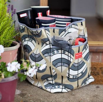Oilcloth Welly Boot Bag, 3 of 6