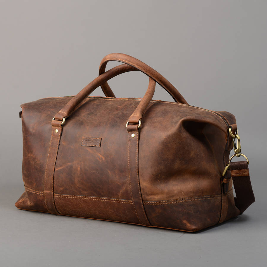 Vintage Leather Somerset Holdall By Forbes & Lewis | notonthehighstreet.com