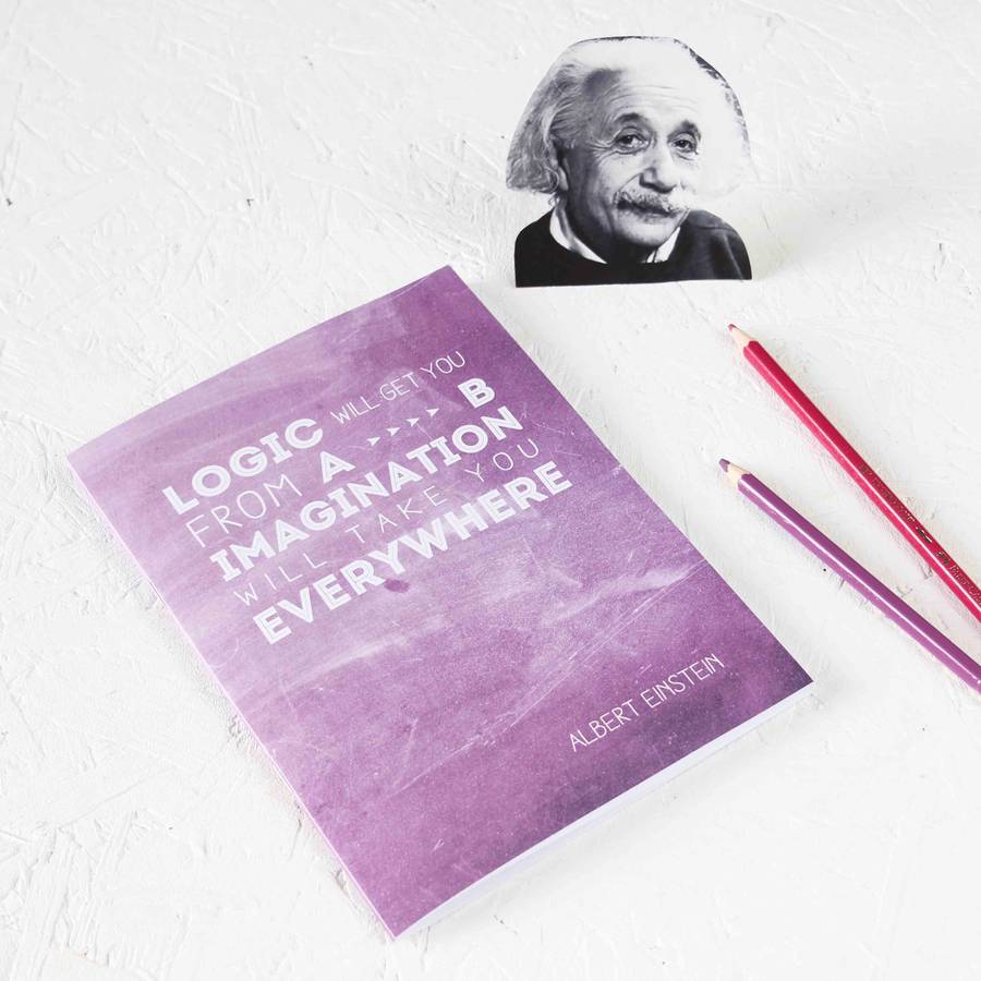 Famous Scientist Inspirational Quotes Notebook Set