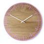 S2 Oak Wooden Clock: Colourful, Contemporary, Handmade, thumbnail 8 of 8