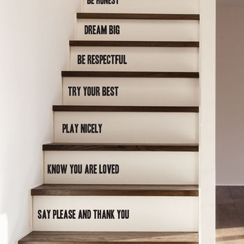 Family Rules Stair Stickers, 2 of 5