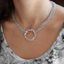 Multi Chain Small Honeycomb Necklace Reduced Price, thumbnail 2 of 7