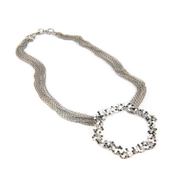 Multi Chain Large Honeycomb Necklace Reduced Price, 2 of 5