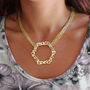 Multi Chain Large Honeycomb Necklace Reduced Price, thumbnail 1 of 5