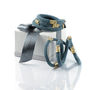 Blue Suede Wrap Bracelet With Gold Sliders, thumbnail 5 of 6
