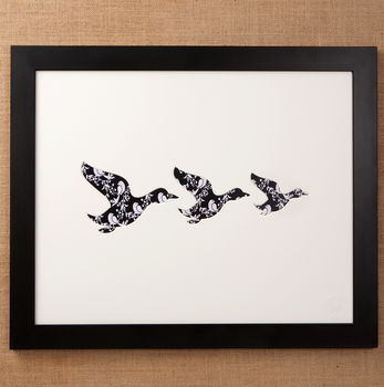 Large Framed Flying Geese Artwork, 3 of 7