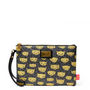 Illustrated Leopard Print Clutch Bag, thumbnail 2 of 6