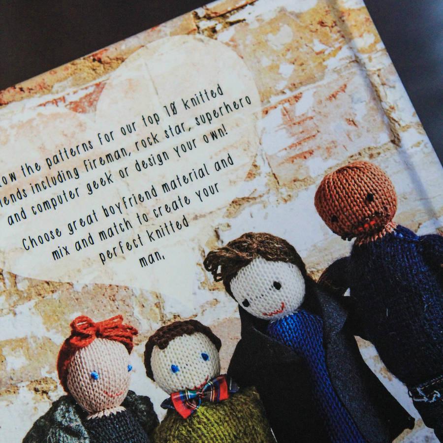 Knit Your Own Boyfriend Craft Book By Berylune