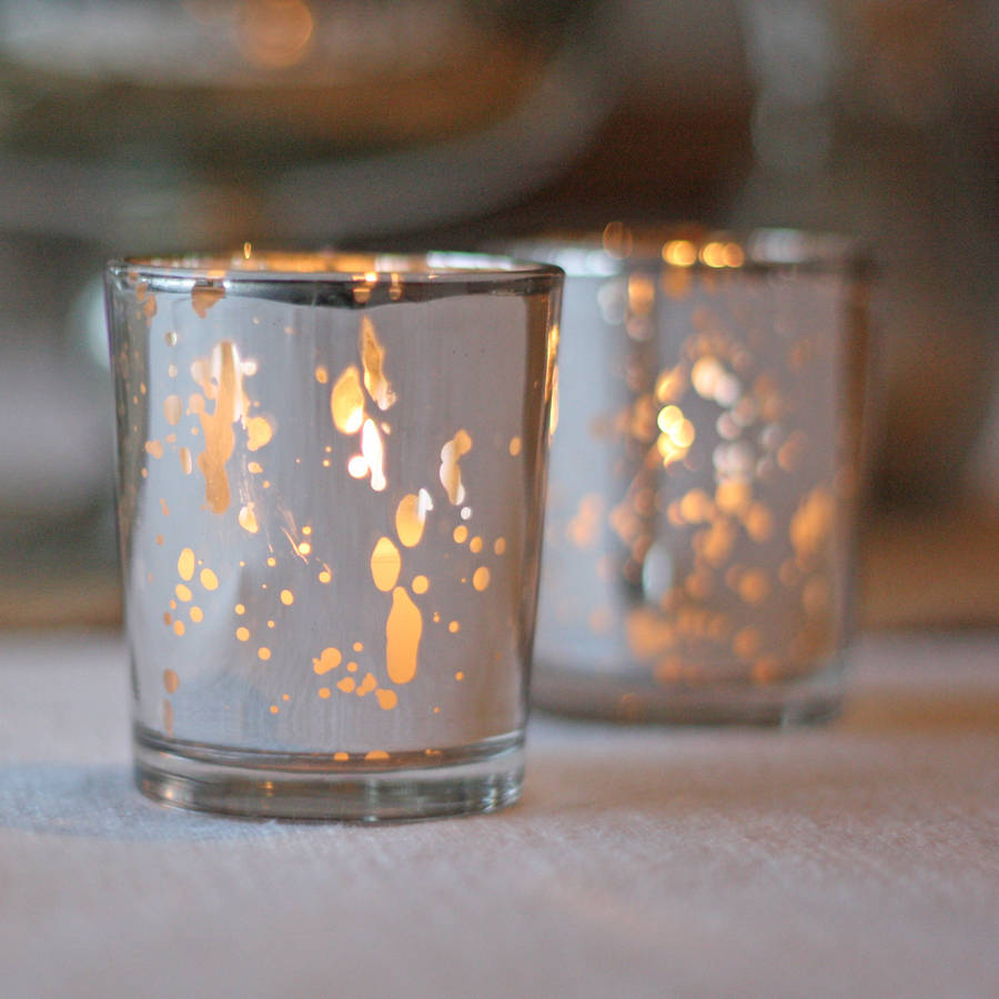 Antique Silver Gold Tea Light Holder By The Wedding Of 