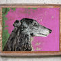 Lurcher Dog Limited Edition Signed Print, thumbnail 2 of 2
