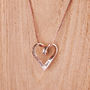 Best Friends Rose Gold Plated Message Necklace, thumbnail 1 of 3