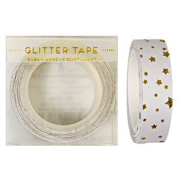 gold stars glitter tape by little lulubel | notonthehighstreet.com