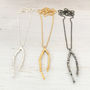 Sterling Silver Or Gold Vermeil Medium Twig Necklace, thumbnail 1 of 5