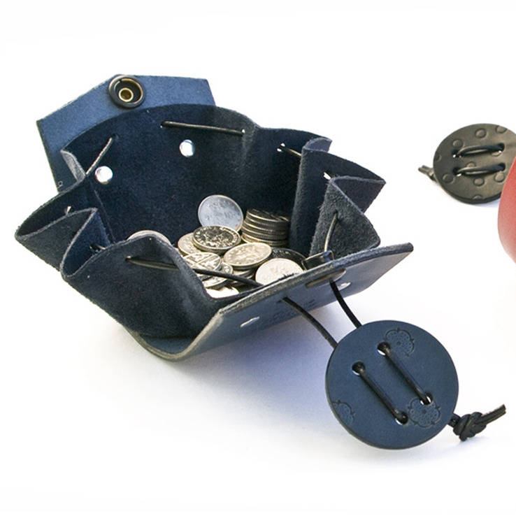 leather coin pouch wallet by johny & co.