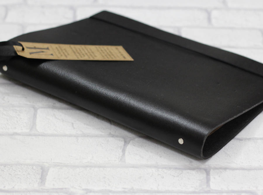 leather display portfolio album a4 a3 by my-folio | notonthehighstreet.com