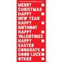 'All Occasions In One' Funny Value Christmas Card, thumbnail 2 of 6