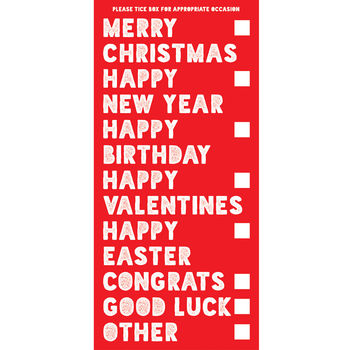'All Occasions In One' Funny Value Christmas Card, 2 of 6