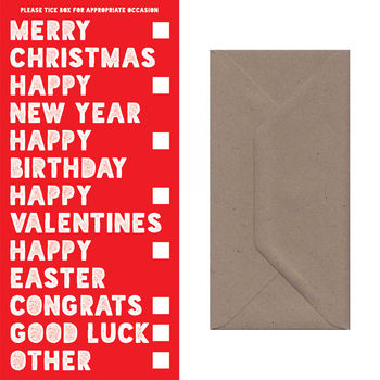 'All Occasions In One' Funny Value Christmas Card, 3 of 6