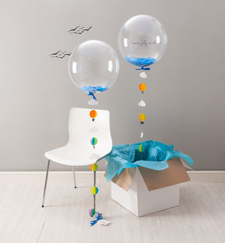 hot air balloon by bubblegum balloons | notonthehighstreet.com