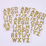 Gold Glitter Alphabet Stickers, thumbnail 2 of 2