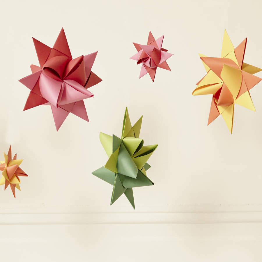 Set Of Origami Party Decorations By Deja Ooh