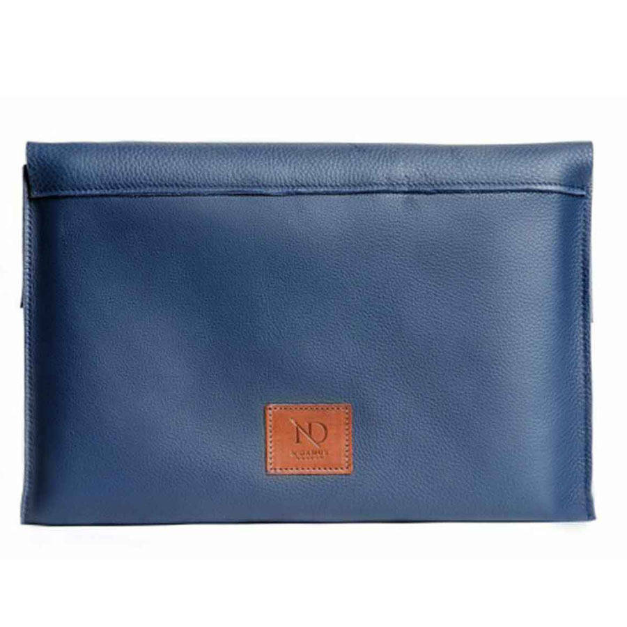 Luxury Leather A4 Document, Tablet And Laptop Sleeve By N'Damus London ...