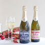Personalised Christmas Wine Prosecco Spumante, thumbnail 1 of 7