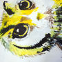 Inky Owl Cushion, thumbnail 2 of 3