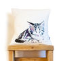 Inky Kitten Cushion, thumbnail 2 of 5