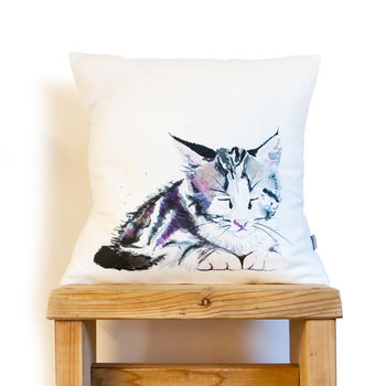 Inky Kitten Cushion, 2 of 5