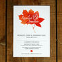Autumn Leaves Wedding Invitations And Save The Date, thumbnail 2 of 12