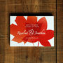 Autumn Leaves Wedding Invitations And Save The Date, thumbnail 3 of 12