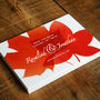 Autumn Leaves Wedding Invitations And Save The Date, thumbnail 7 of 12