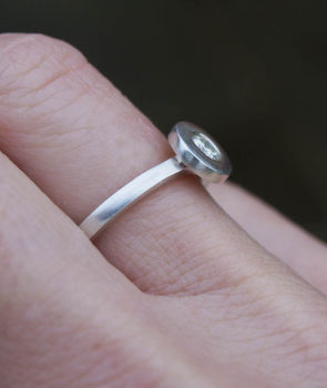 Ethical Silver Engagement Ring Set, 4 of 4